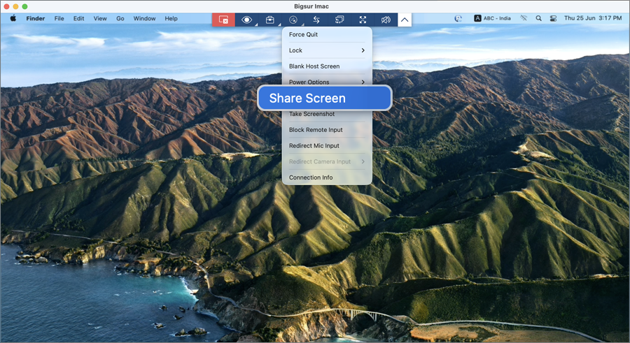 Remote Access via Desktop